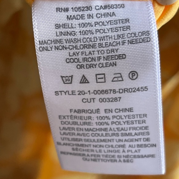 Joie Yellow Floral Amelian Wrap Dress - Picture 7 of 10